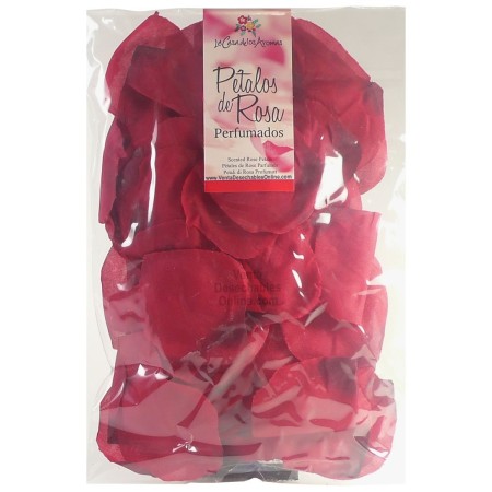 90 Pétalos color rojo perfumados