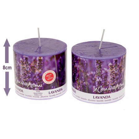 1 Velón Lavanda 8,5x8 420g