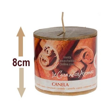 1 Velón Canela 8,5x8 420g