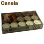 Pack 30 velas té Perfumadas Canela 4x1 11g
