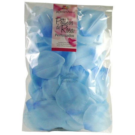 90 Pétalos Color Azul Perfumados