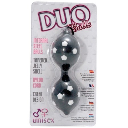 2 Bolas Chinas con bolas de acero en interior color negro