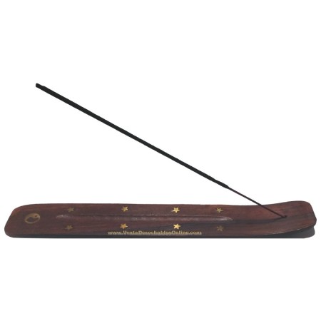 Soporte Incienso Madera (simbolos variados)