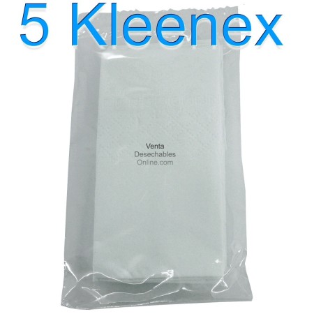 5 kleenex 20 x 20 cm
