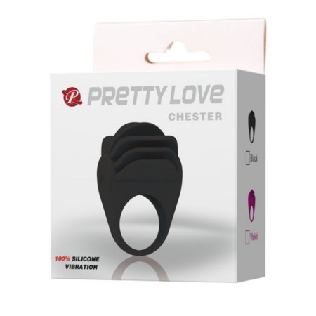 Anillo Vibrador Estimulador Clítoris Negro