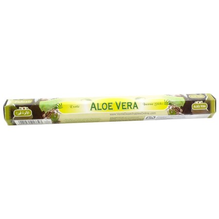 Incienso Aloe Vera, 20 varitas Tulasi