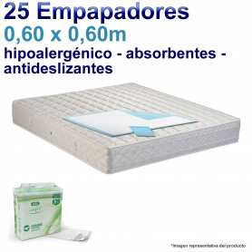 Comprar Empapador Desechable 60X60 Cm. (25 unidades) - Ortopedia Online