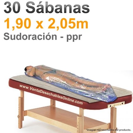 30 Sábanas Sudoración Desechables 1,90x2,05m.