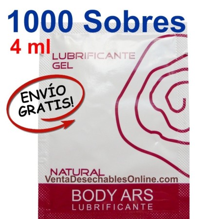 Lubricante hombres sobres monodosis