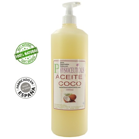 Aceite Coco Puro 1 Litro Physioceuticals