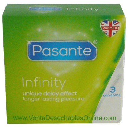condones retardantes pasante Infinity