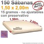 Sábanas Desechables con preservativo 1,50x2,00