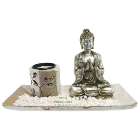 compra Buda plateado decoración 