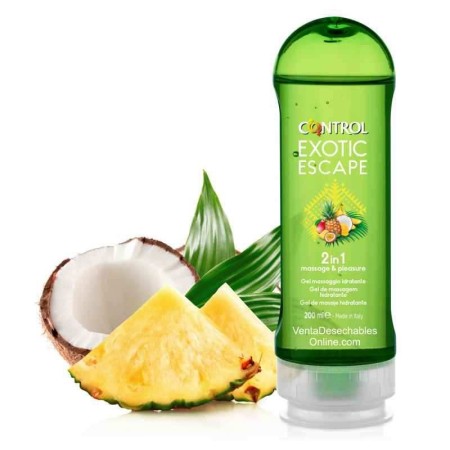 Lubricante Control Exotic Escape Gel Masaje