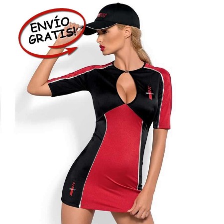 Disfraz Azafata Rally Mujer Obsessive. Talla S/M