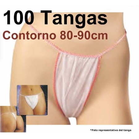 Tangas Desechables Pequeños Para Mujer Contorno Cintura 80/90