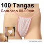 Tangas Desechables Pequeños Para Mujer Contorno Cintura 80/90