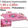 Sábana impermeable para masaje nuru