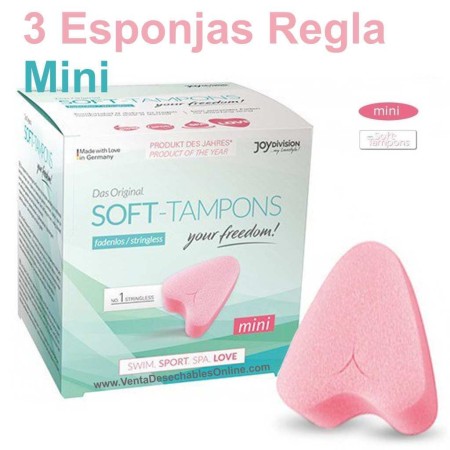 Tampones suaves para la regla