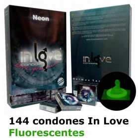 Condones Vending Cajas 3 uds (144) Fluorescentes
