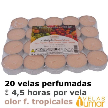 velas Aromáticas Frutas Tropicales