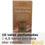 10 velas Aromáticas Canela 11g - Lumar