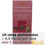10 velas té Frutas del Bosque 11g - Lumar