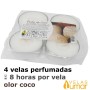 velas lumar coco