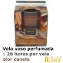 Vela Vaso Cristal Aromática Canela 125g - Lumar