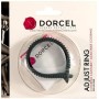 Anillo Pene y Testículos Ajustable Silicona 16,5 Cm Negro - Dorcel