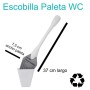 Escobilla Paleta Baño WC Desechable - Gris