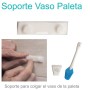 Soporte Para Escobilla Paleta Baño WC