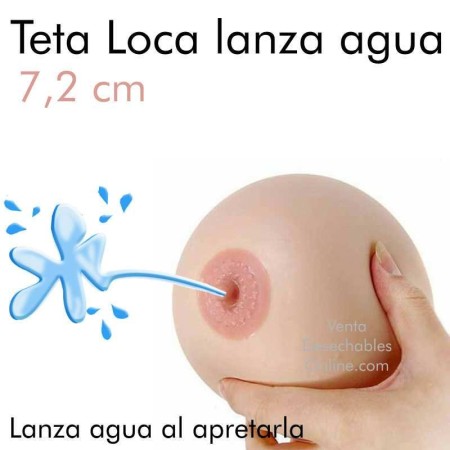 Teta Loca Lanza Agua