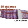 25 Sábanas Desechables 1,50x2,00m.