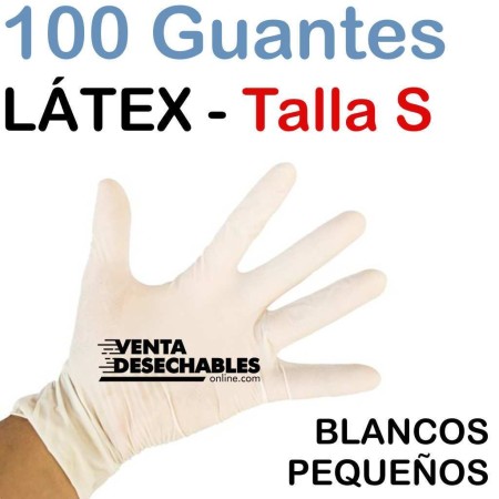 Guantes Látex Talla S - Sin Polvo