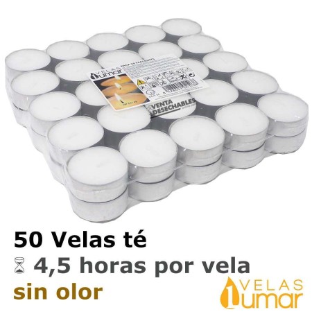 50 velas té 11g - Lumar