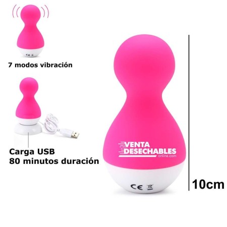 Vibrador Dalia Bola Pequeño  10 cm - Rosa