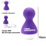 Vibrador Dalia Massager Bola Pequeño  10 cm - Morado