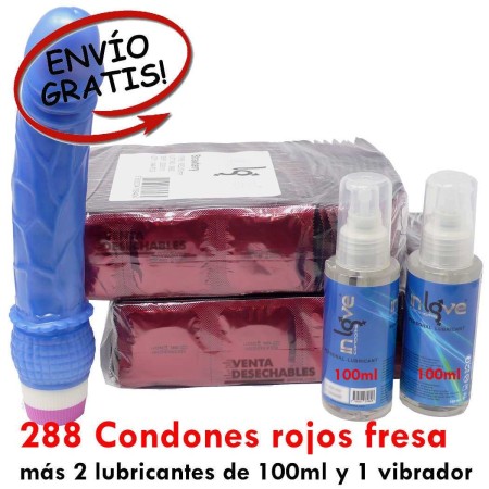 Preservativos rojos fresa en oferta
