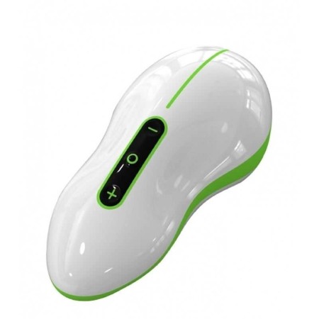 Vibrador Masajeador Ergonómico 10 Velocidades Blanco Verde - OD Mouse