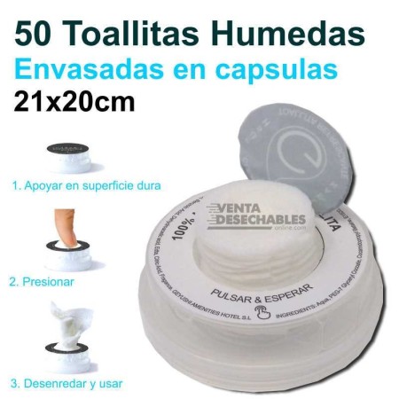 Toallitas Húmedas En Capsulas