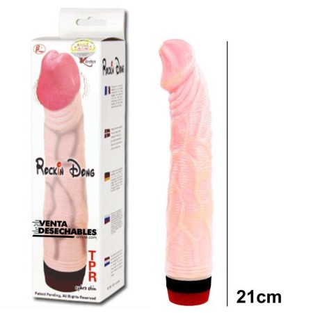 Vibrador Rocking Dong 21 cm - Rosa