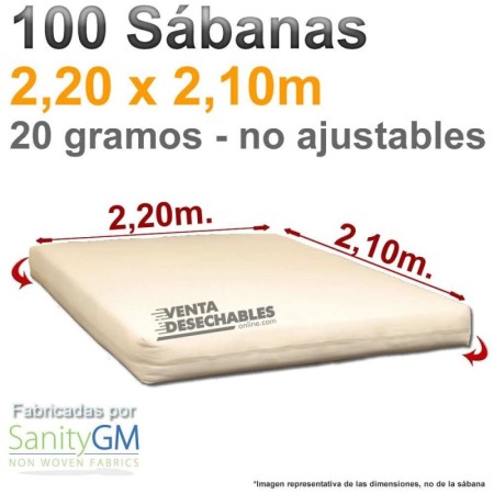 Sabanas desechables muy grandes
