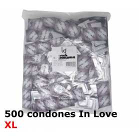 500 Condones In love 195x58 XL Bolsa