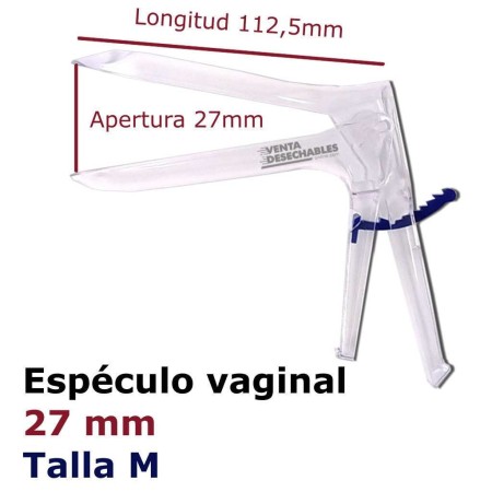 Espéculo Ginecológico Desechable Vaginal Talla M