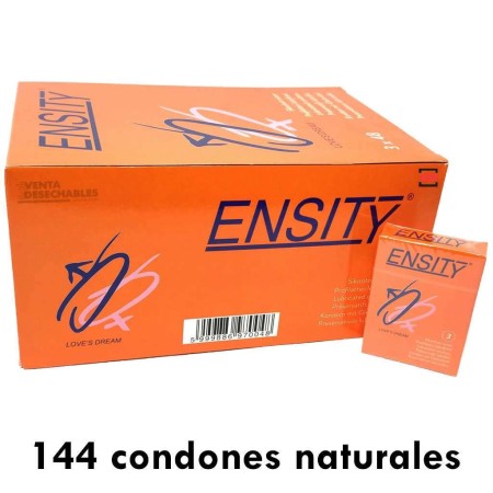 144 Preservativos (3x48) Ensity Natural 200x53m
