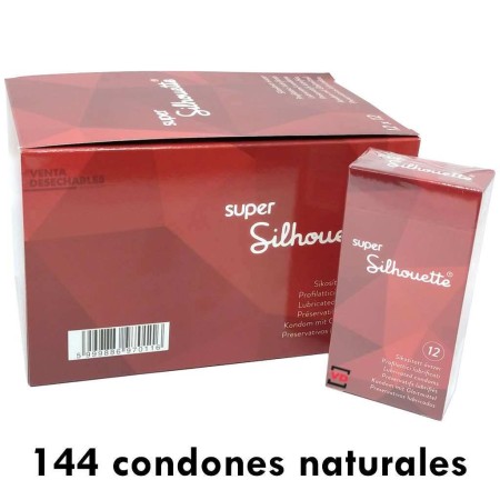 144 Preservativos (12x12) Super Silhouette Natural 200x53m