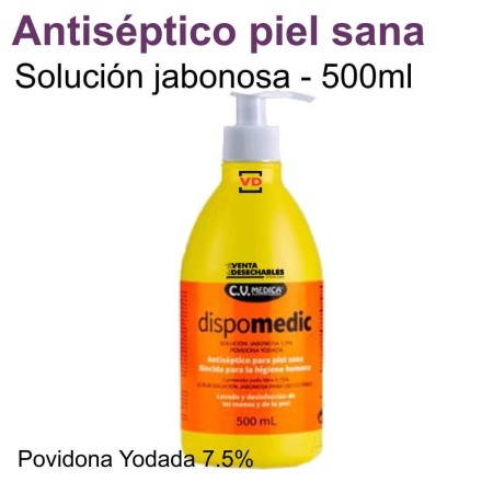 Jabón Povidona Yodada Dispomedic 500ml