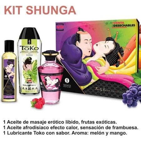 Kit Shunga Colección Besos Frutales