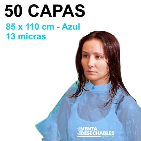 Capas Tinte Para Peluquerías En Color Azul
